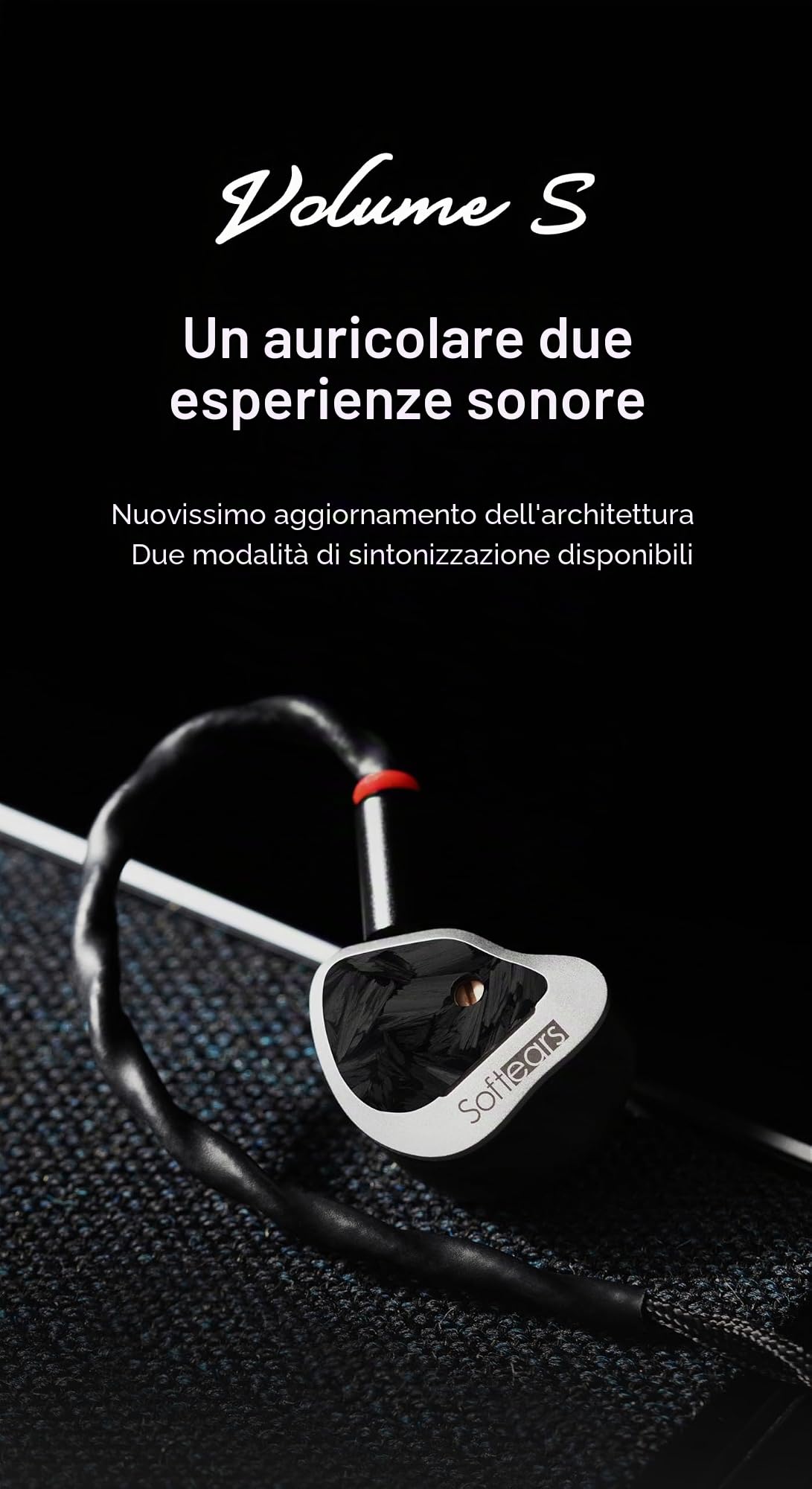 LEAUDIO Softears Volume S Auricolari 1DD+1Passive DD+2BA con cuffie intercambiabili da 3,5 mm/4,4 mm