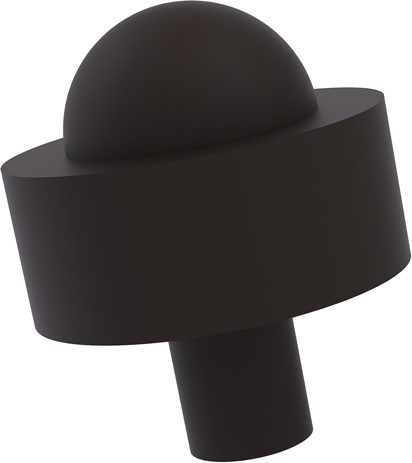 Allied Brass 101A-ORB 1-1/2 Inch Cabinet Knob, Oil Rubbed Bronze