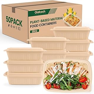 28 Ground Beef Freezer Meal Prep Recipes to Save Time 32 100 Piece (50 Pack) Meal Prep Containers with Lids, 28 oz Cornstarch Foo...