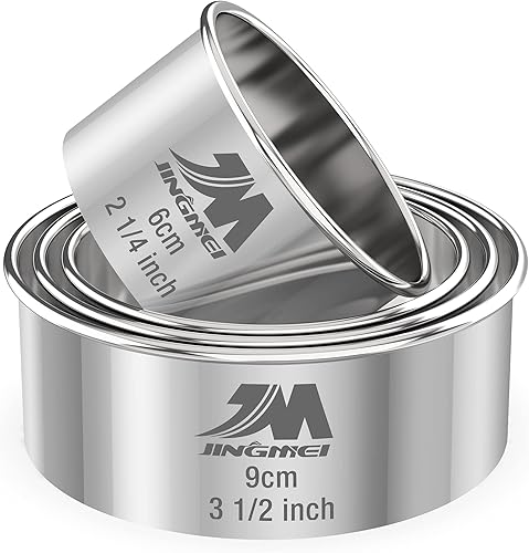 Miniatura 6 de Juego de cortador de galletas cuadrado de 1.75 pulgadas, 2 pulgadas, 2.25 pulgadas, 2.75 pulgadas, 3.25 pulgadas, cortador de galletas de acero