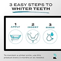 Vista 7 de Rembrandt Kit de blanqueamiento de dientes, profundamente blanco, con bandejas de blanqueamiento de dientes con luz LED, cable de alimentación de 3