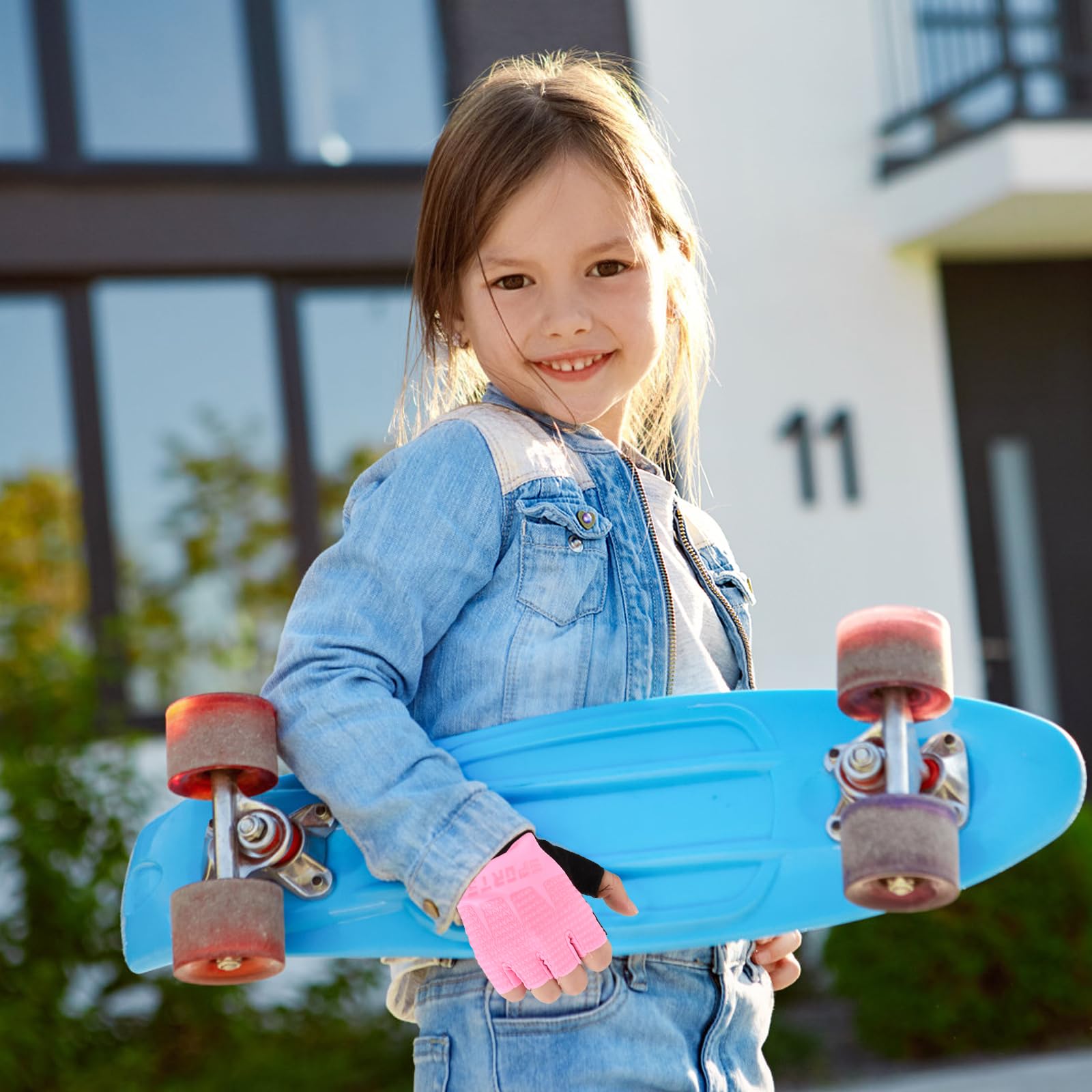 Enfants Gants De Vélo - Garçons Filles - Cyclisme VTT Demi