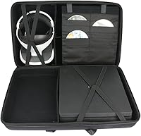 Vista 2 de Co2CREA - Funda de viaje rígida de repuesto para consola Sony PlayStation 4 PS4 Pro PlayStation VR PSVR