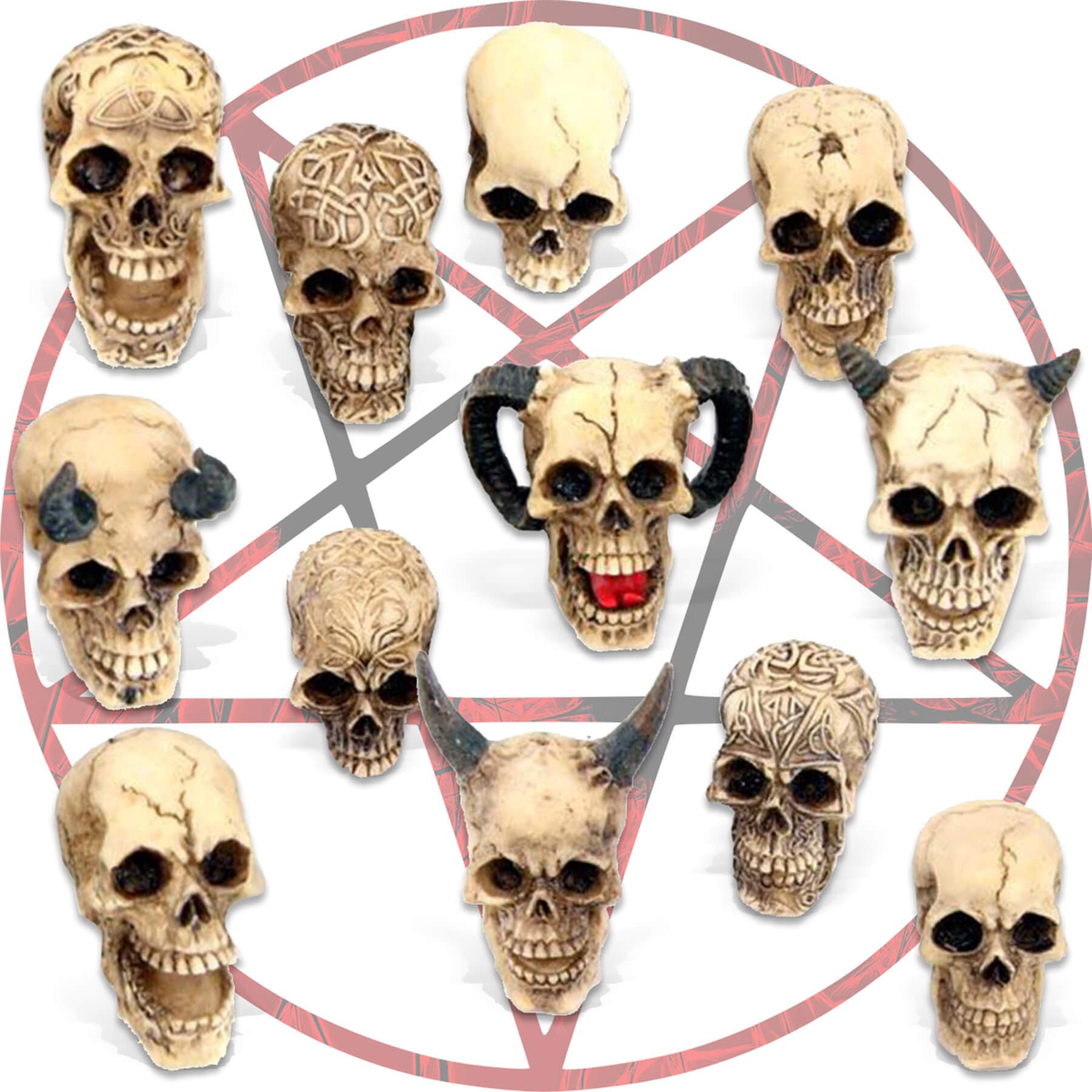 Mtb More Energy 'Fallen Warrior' Trinkkelch - Schädel Deko Für Mittelalter & Horror Fans