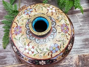 ♥古七宝　菓子器　金平糖入れ　木箱付き　骨董品 Amazon.co.jp: 古七宝 菓子器 金平糖入れ 木箱付き 骨董品
