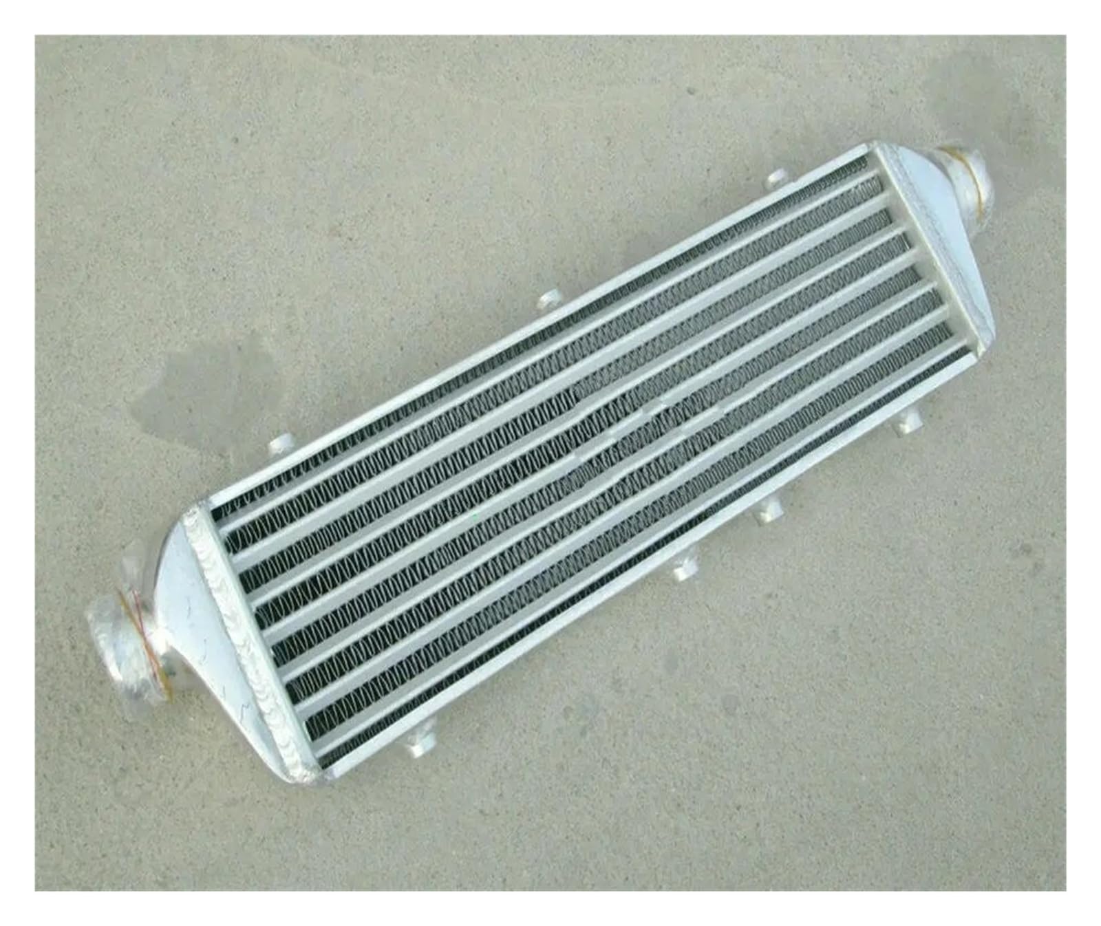 Uniwersalny Aluminiowy Turbo Intercooler 23"x7"x2" 2,25" 57mm Rura Mocowana Z Przodu Intercooler do turbiny samochodowy