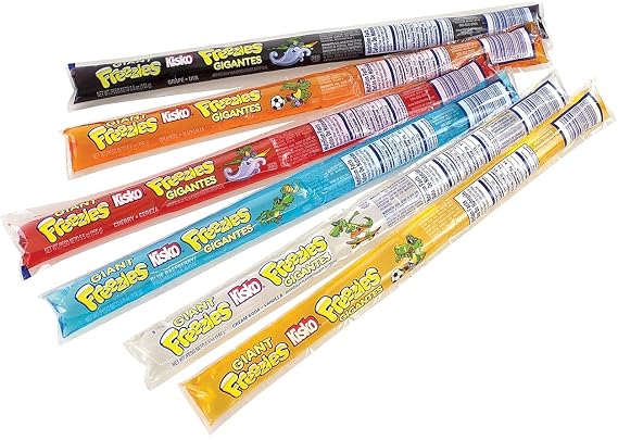 Kisko Giant Freezies 5.5 oz, 50 Count