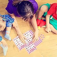 Vista 5 de Fancy Land Valentine's Day Bingo Game for Kids 24 Players Valentine Party Game