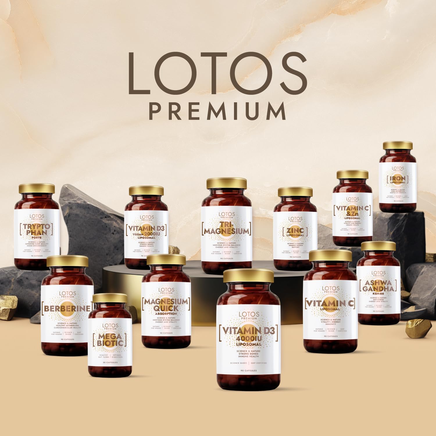 Liposomales Vitamin D3 – 90 Kapseln - 3er-Pack - Vitamin D für Immunsystem und Knochen - Hoch Bioverfügbares Vitamin D3 - GMP zertifiziert Qualitätssystem