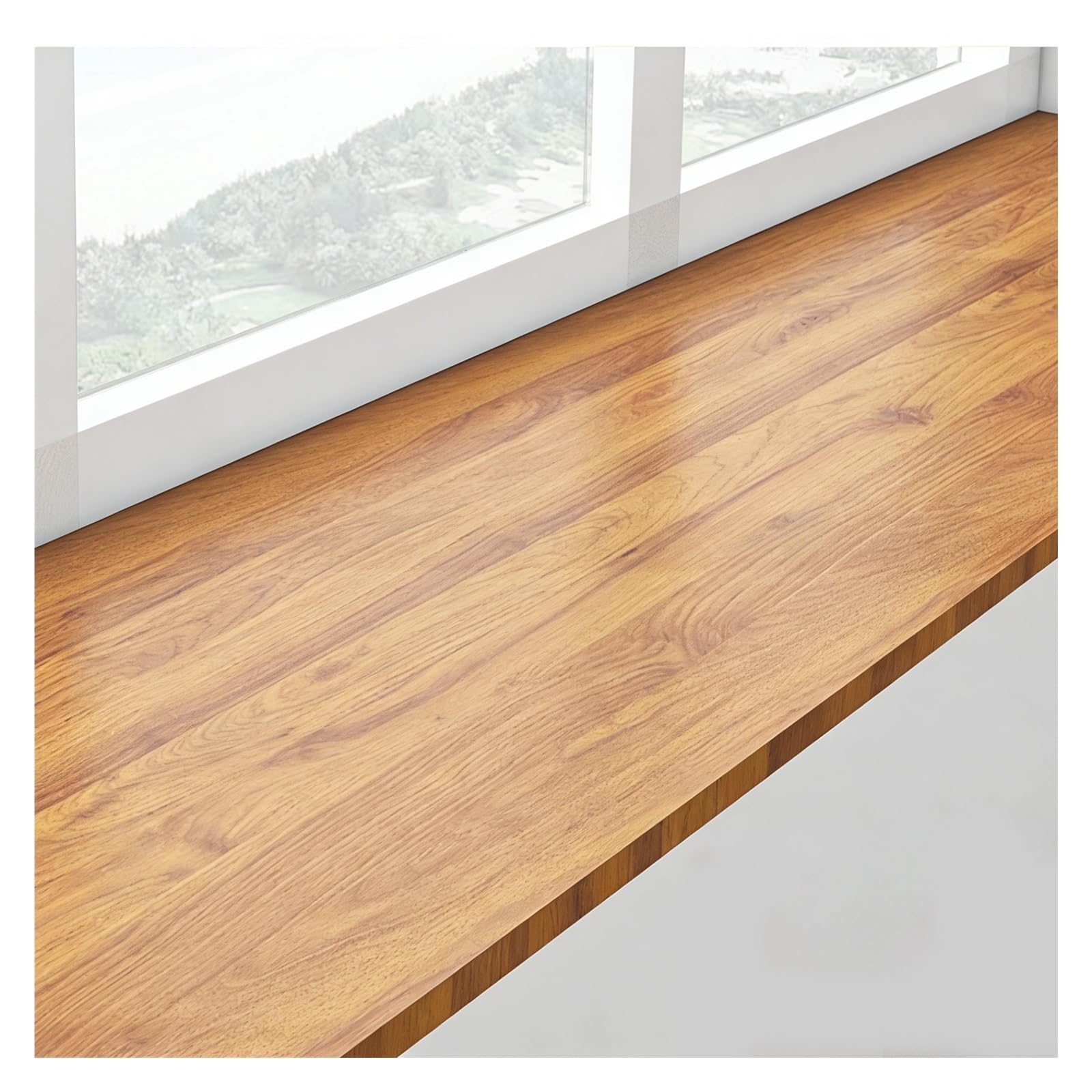 Tapis étanche rebord fenêtre protection PVC adhésif aspect bois