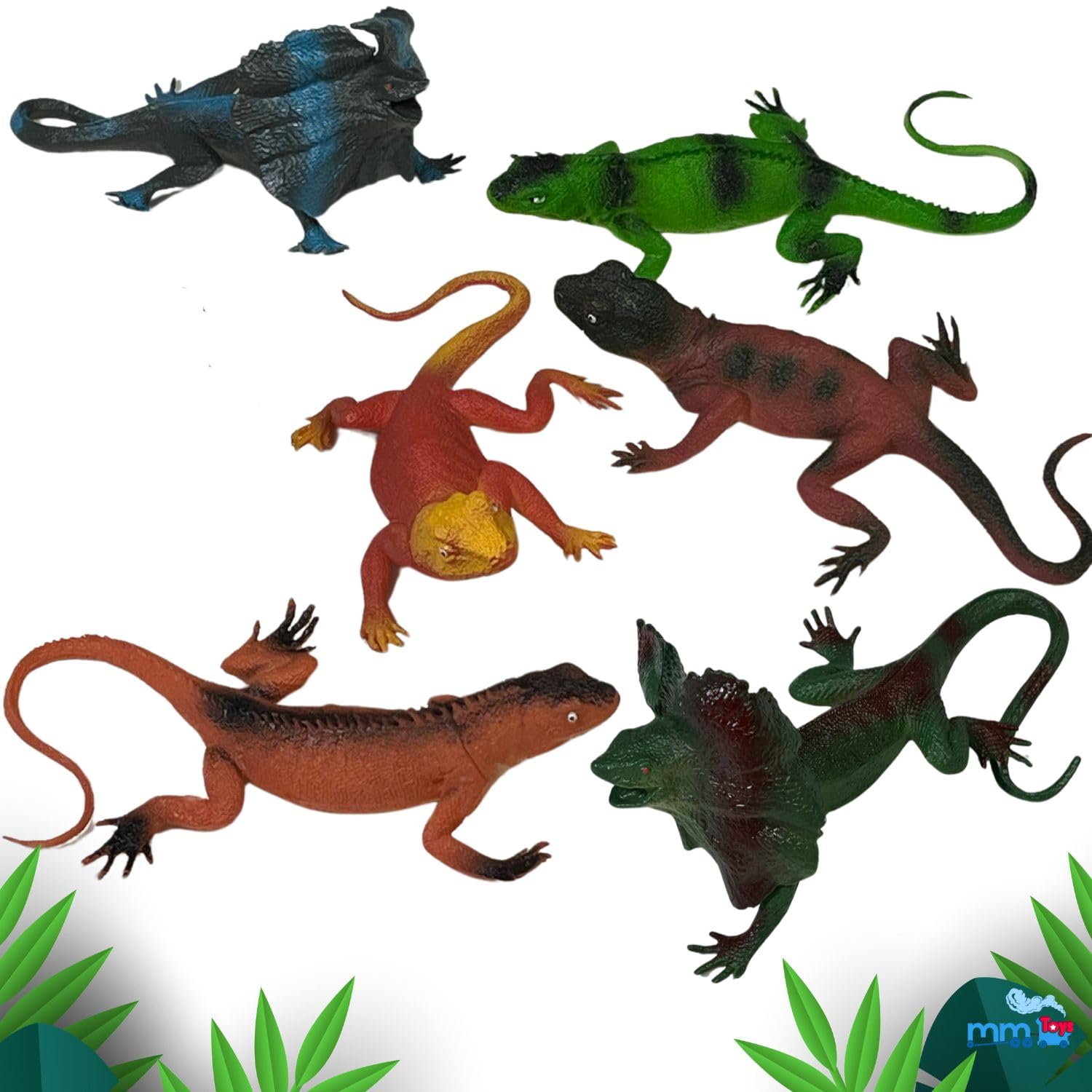 MM TOYS Reptiles Animal Die Cast Figures Toys Set Lizard Assorted Pack of 6 Pcs (7 Inch Each) Educational Gift Set for 5 Year and Above Kids - Multicolor (B0CR6S7CQ4) Amazon Price History, Amazon Price Tracker