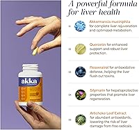 Vista 5 de AKKA Superbiótico prémium para desintoxicación y reparación de hígado: apoya la salud y la función hepática, aumenta la energía, la digestión