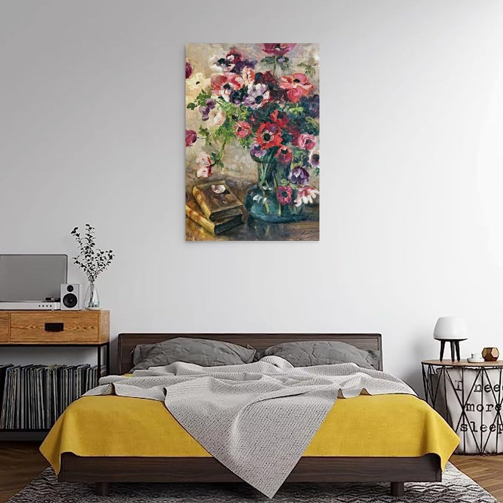 generisch The Bouquet of Anemones by Luce BoyalsModernas Impresiones en Lienzo, Cuadros Decorativos Para Habitación de Niños o Niñas, Cuadros de Pared Para Salón Y Pinturas Con Motivos Festivales