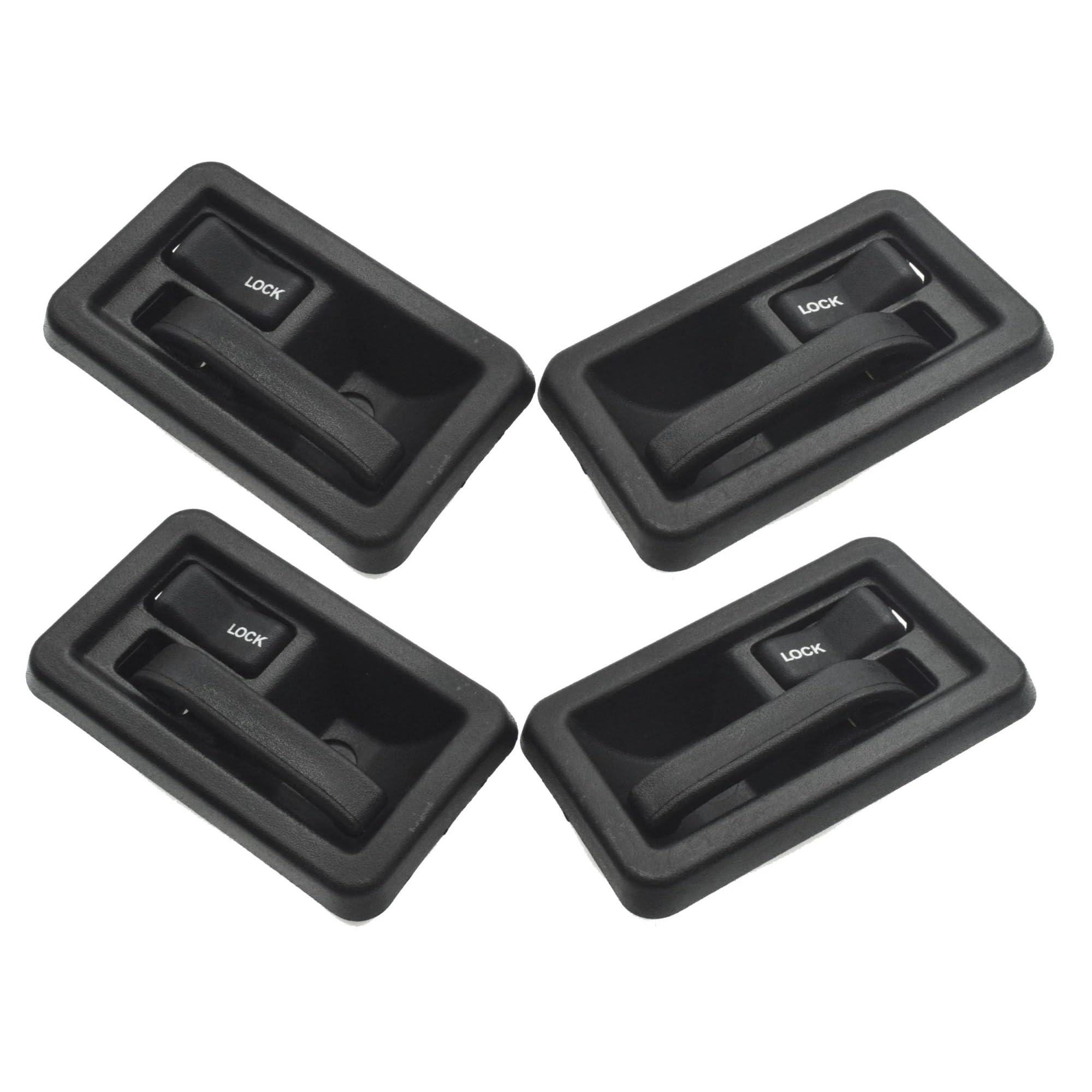 POQWERIQ Car Inside Door Handle Front Rear Left Right for Jeep for Cherokee 1987-2006 & TJ 1997-2002 2.5L 4.0L .2L