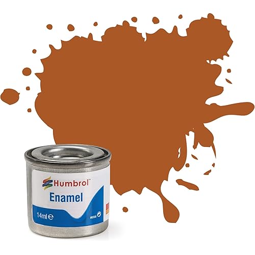 Humbrol 14ml No. 1 Tinlet Enamel Paint 9 (tan Gloss)