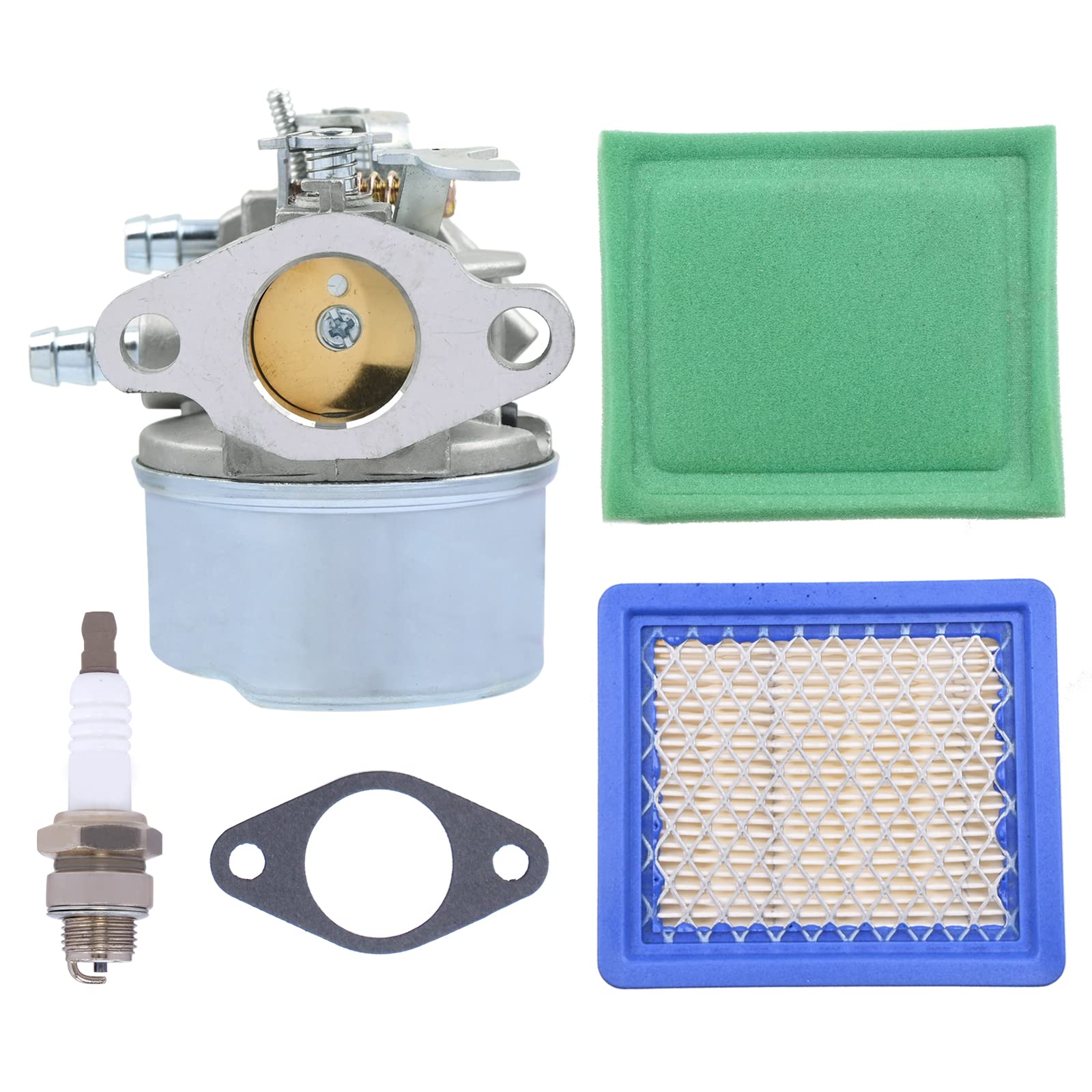 Aylux 640305 Carburetor with Air Filter for Tecumseh 640346 640340 OH195 OH195XA OH195XP OH195E OH195EA OH195EP OHH50 OHH55 OHH60 4 Cycle Horizontal