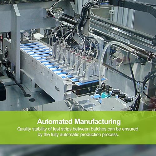 Vista 10 de AUVON Tiras reactivas de glucosa en sangre DS-W para uso con medidor de prueba de azúcar para diabetes AUVON DS-W