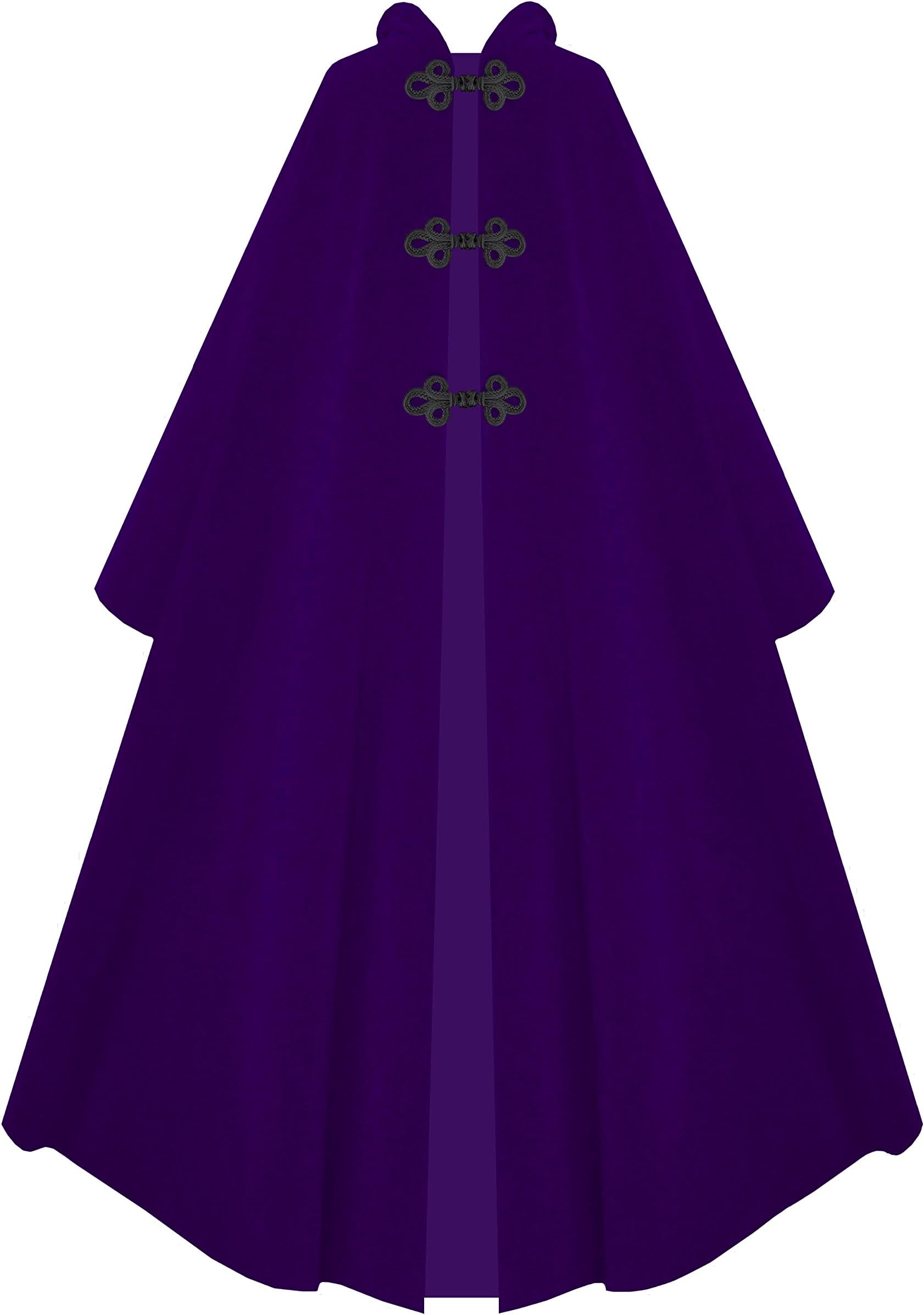 Hooded Steampunk Historical Medieval Gothic Cape Cloak