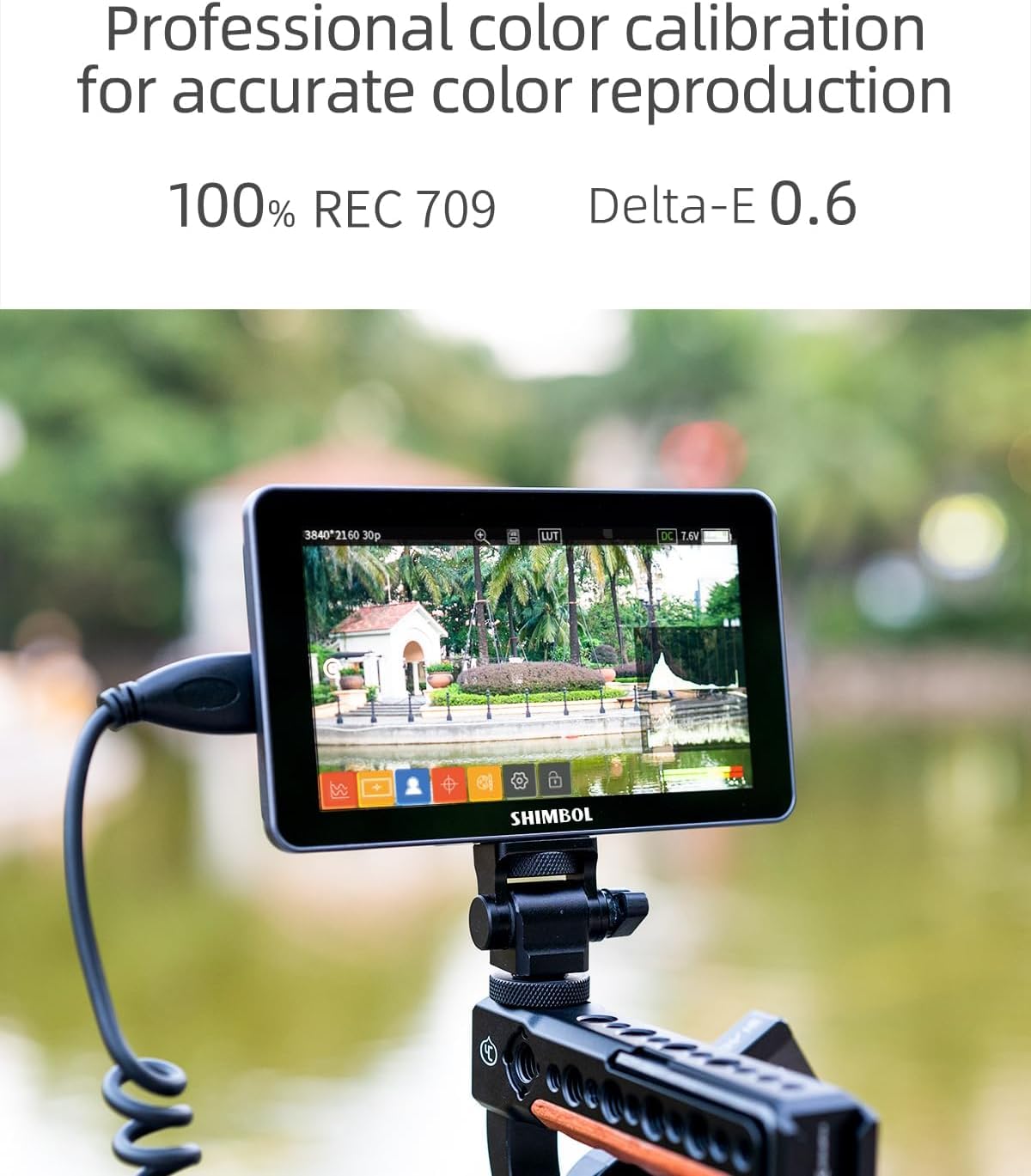 Amazon | Shimbol M5 カメラ モニター 5.5インチ タッチスクリーン高 