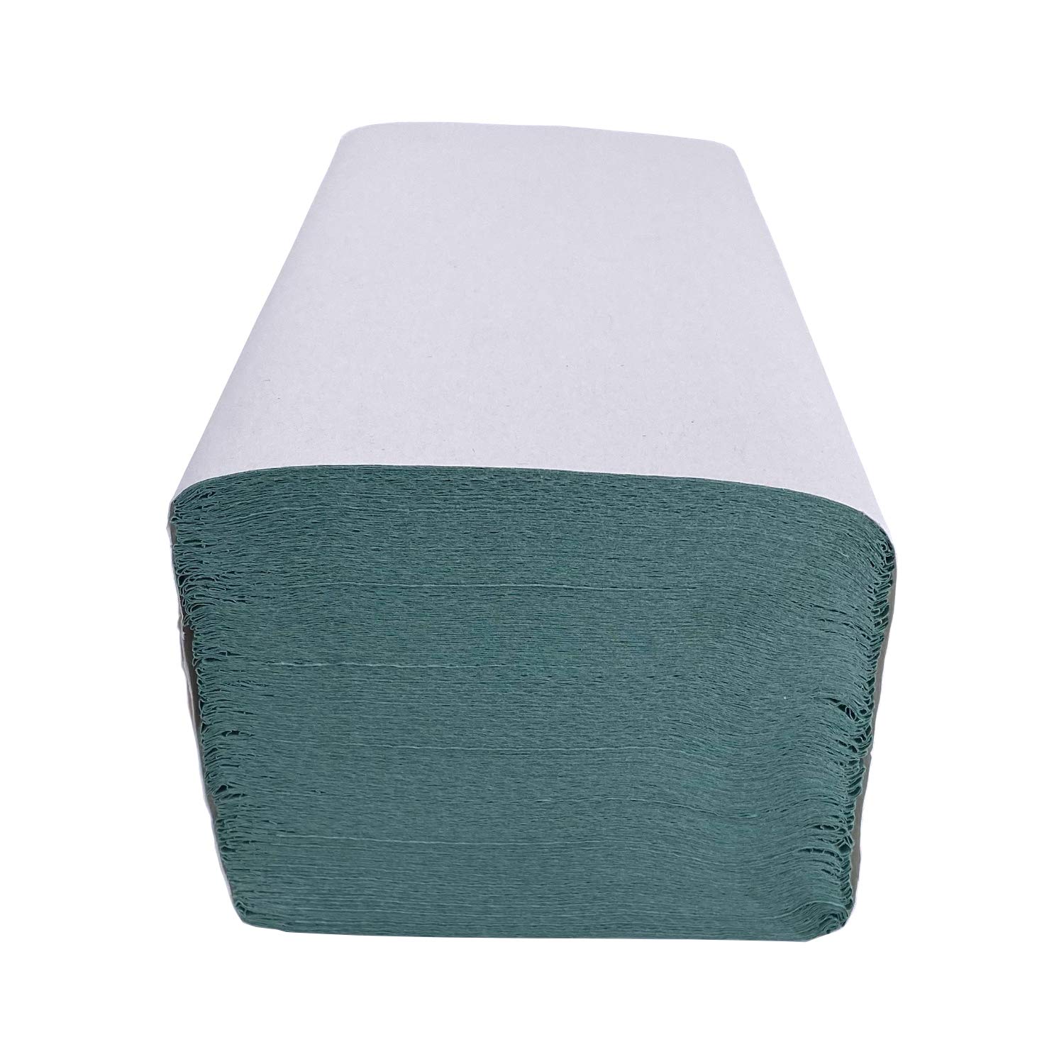 Falthandtücher Grün Premium | 5.000 Blatt | Recycling 1-lagig 25 x 23 cm | ZZ/V-Falz Papierhandtücher geeignet für Handtuchspender | Ideal für Gastronomie, Krankenhäuser, Praxen uvm.