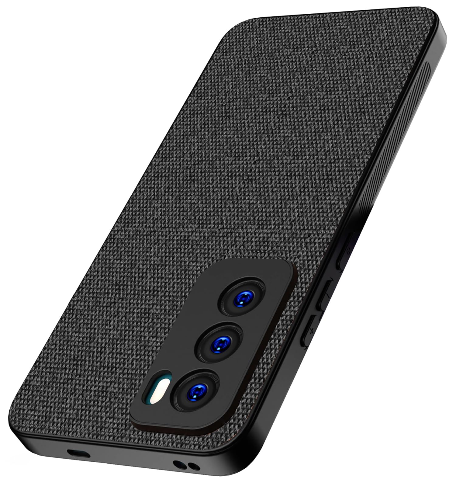 Kapa Soft Full Fabric Protective Back Case Cover for Oppo Reno 12 (5G) | Shockproof Slim Hard Anti Slip Back Case (Black) (B0DFPKWDZ6) Amazon Price History, Amazon Price Tracker