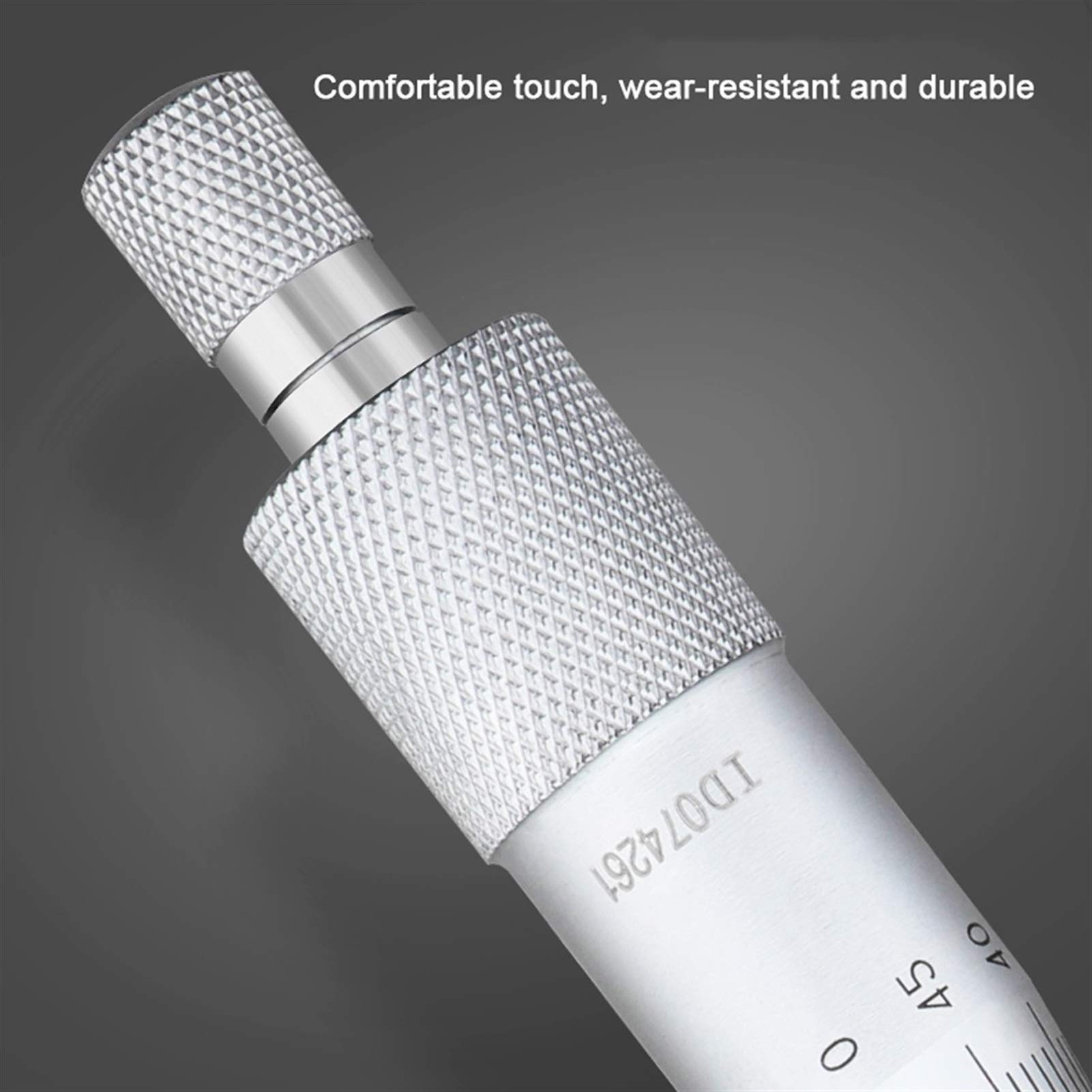 JJJ Durable Micromètre d'épaisseur de paroi 0-25mm / 0.01mm Tyist Tyist Tyist Type Micromètre Épaisseur Précis
