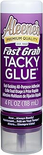 Aleene's Fast Grab Tacky Glue for Crafts in Always Ready Bottle, Nontoxic, Fast Hold, Dries Clear, 4 fl oz