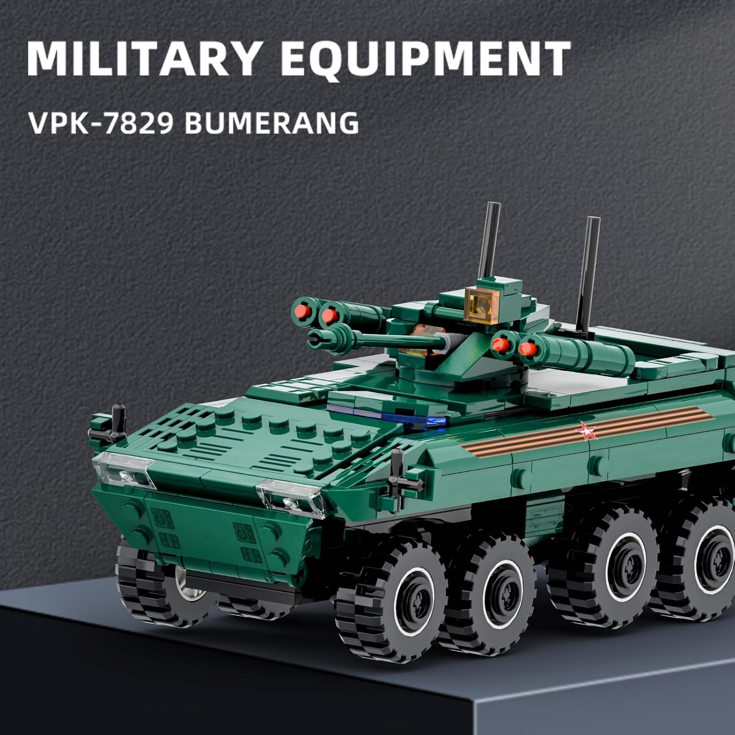 Assembled MEIEST VPK-7829 BUMERANG Military Vehicle Model
