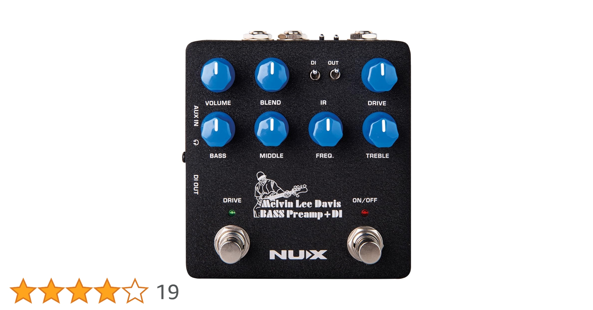 Amazon | NUX MLD Bass Preamp + DI NBP-5 ベース用プリアンプ D.I.