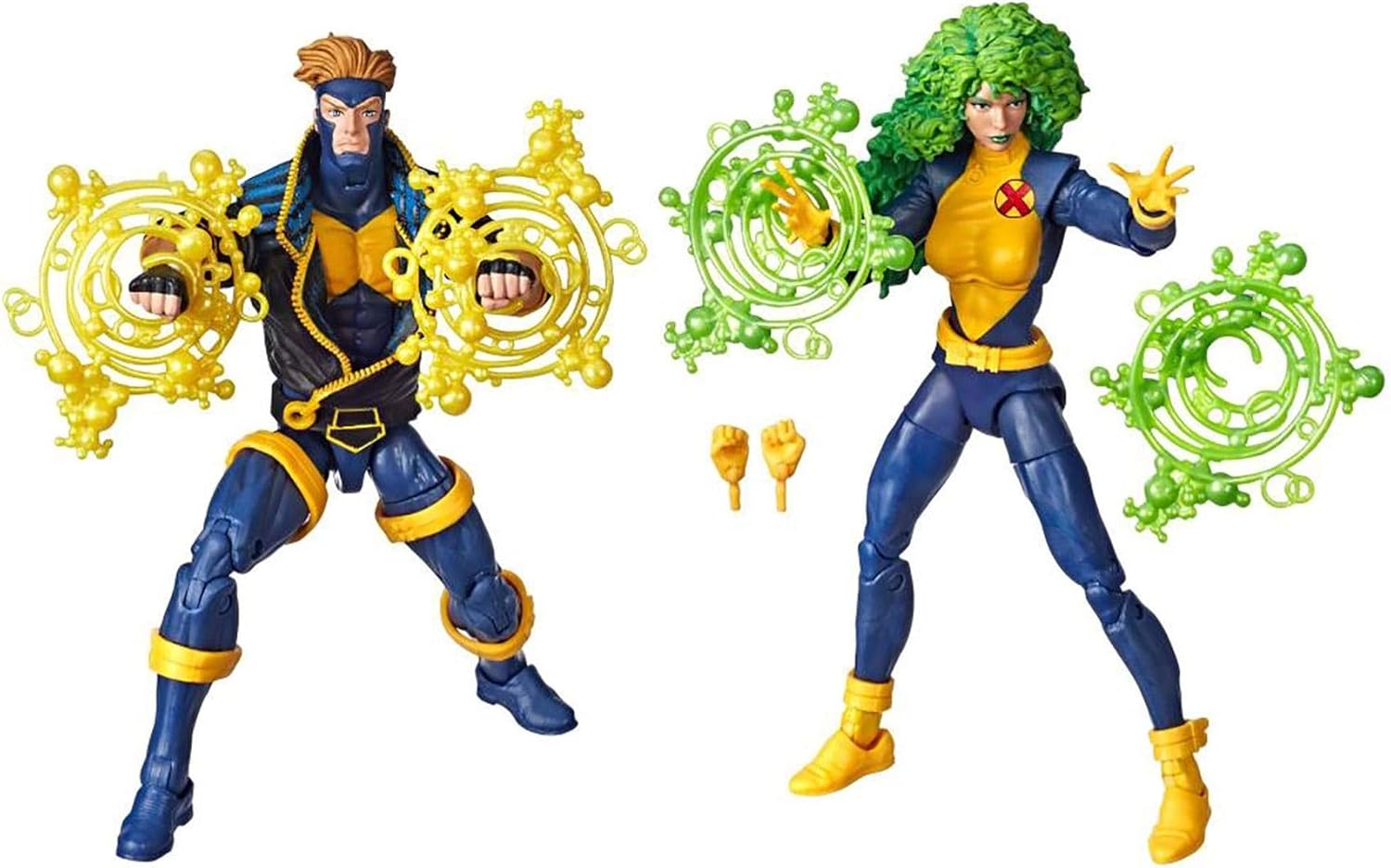 Marvel Classic- Pack of 2 X-Men 15 cm Figures, Multicolour (Hasbro E86135L0), Assorted Color/Model
