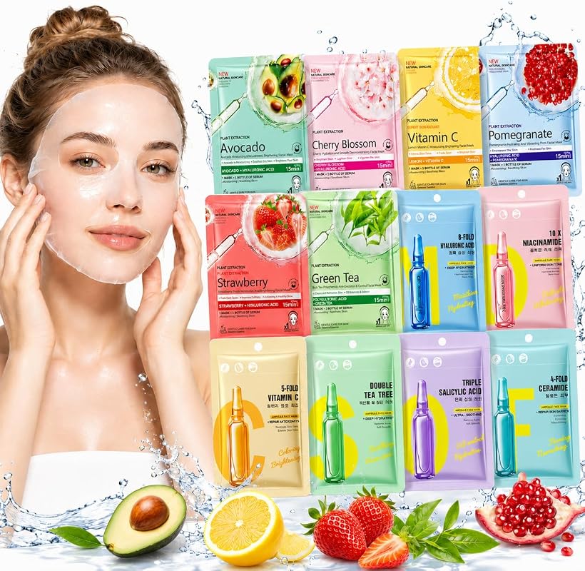 Révélez une peau visiblement plus jeune et hydratée avec ce lot de 12 masques visage DiviDermy. Conçus pour une hydratat