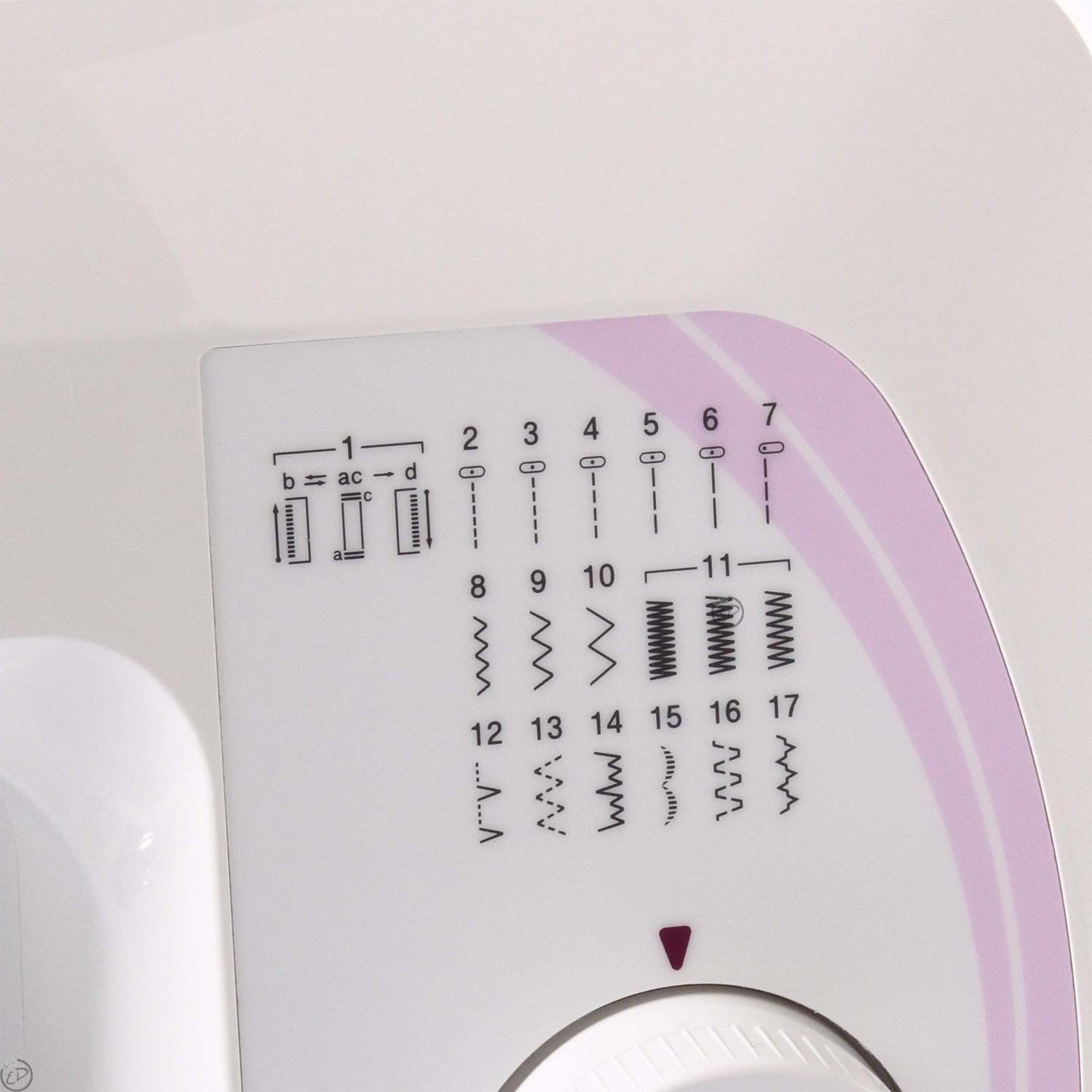 Brother XN1700 Macchina da Cucire, con portarocchetto Superiore, 17 programmi di Cucitura