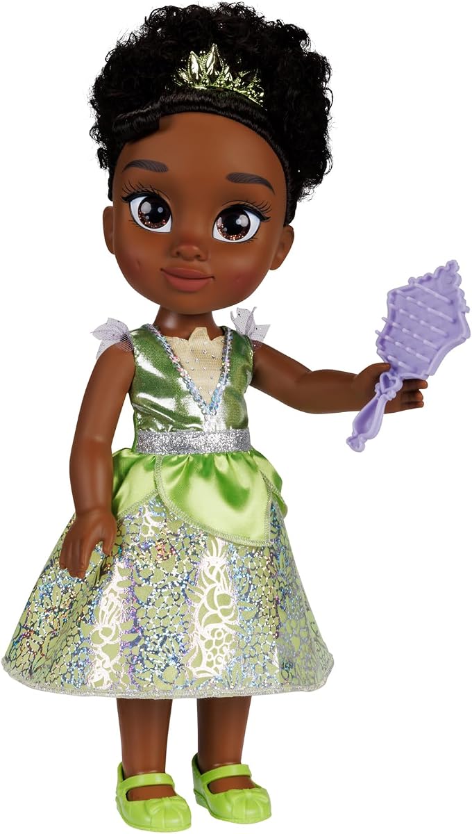 Muñeca My Friend Tiana de 14 pulgadas de alto, incluye traje extraíble y tiara