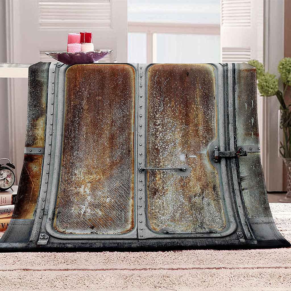 Couverture flanelle vintage pour des soirées cocooning déco sur votre canapé
