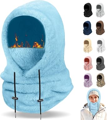 Winter Balaclava Ski Mask Windproof Fleece Warm Face Cover Hood for Men Women Snowboarding Skiing Hiking Cycling