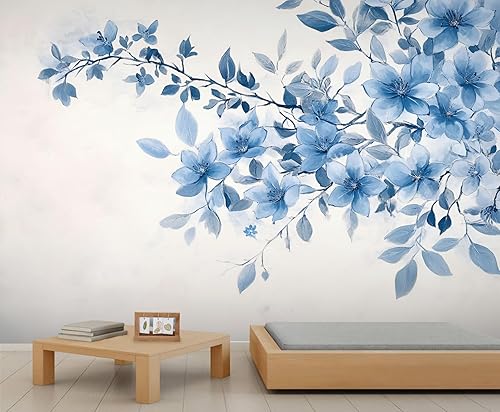 Miniatura 33 de Mural de pared 3D de pintura al óleo para jardín, mural de pared 3D de jardín de cabaña europea, mural de papel tapiz de bosque que explota de Fondo