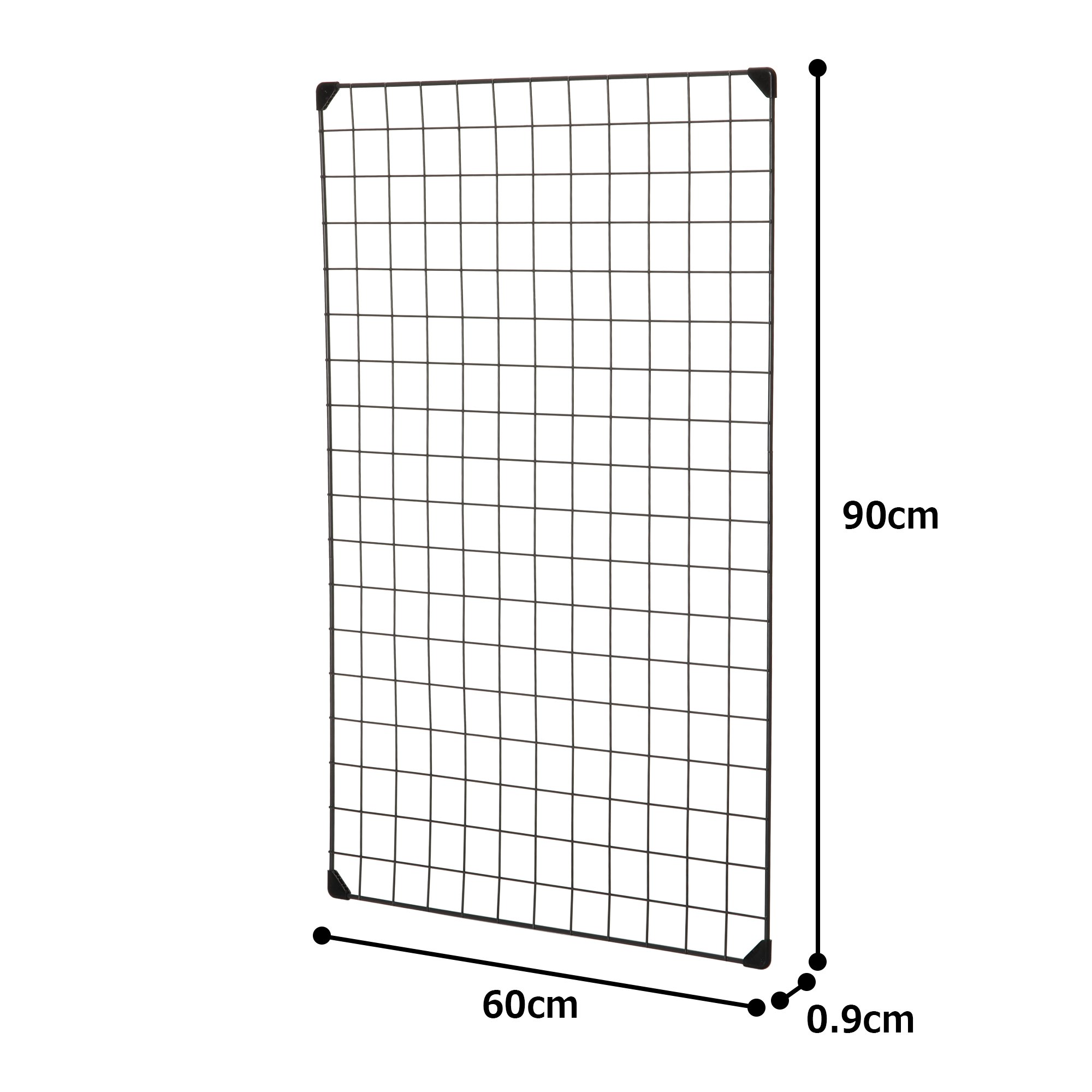 Amazon.co.jp: アイリスオーヤマ メッシュ パネル MPP-6090 ブラック