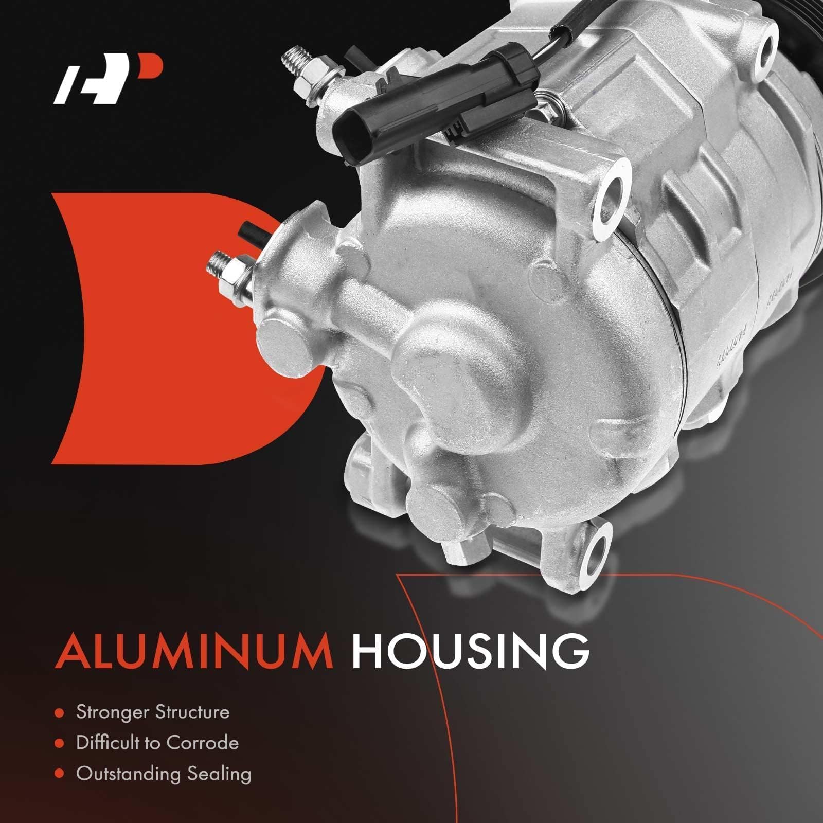 Ac Compressor Clutch Assembly A-Premium AC Compressor With Clutch For Dodge Grand Caravan 3.6L 2011-2016, Chrysler Town & Country, Journey, Avenger, Ram C/V, VW Routan 3.6L V6 AC Compressor - View #9