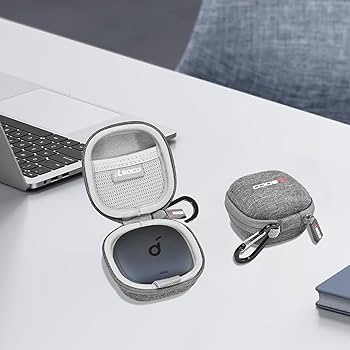 【未使用】Anker soundcore Liberty5 ケース ピンク Anker Soundcore Liberty 5 対応 シリコンケース カラビナ付き