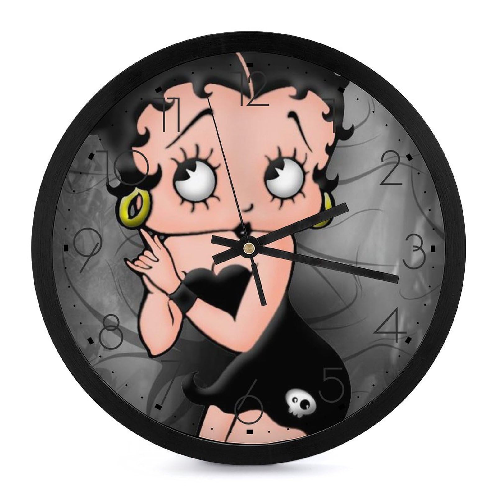 【USA製】Betty Boop ベティブープ　 ウォールクロック　壁掛け時計 Amazon.co.jp: ベティちゃん ベティ ブープ アニメ 壁掛け時計