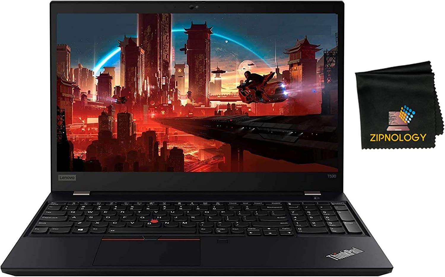 Lenovo ThinkPad T15 Gen 2 15.6" FHD Business IPS Laptop, Intel Quad-Core i5-1145G7 2.6 GHZ,16 GB RAM, 512 GB PCIe SSD, Intel Iris Xe, WiFi, Bluetooth, Backlit KB, Win 10 Pro + Zipnology Cloth -New