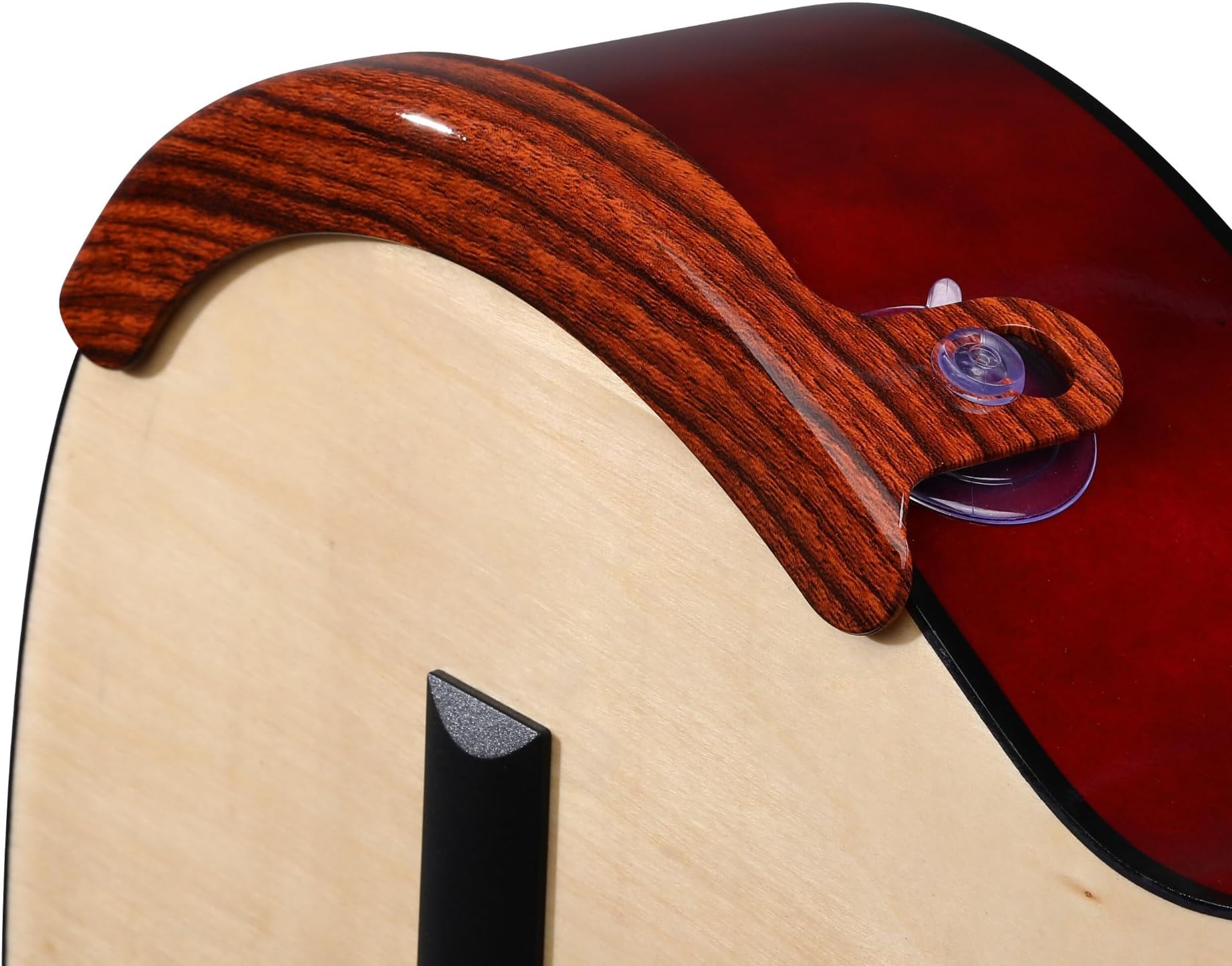 Classical & Flamenco Guitar Armrest โ Light Brown Non-Adhesive Forearm Rest for Nylon String & Acoustic Guitars โ Alba GB