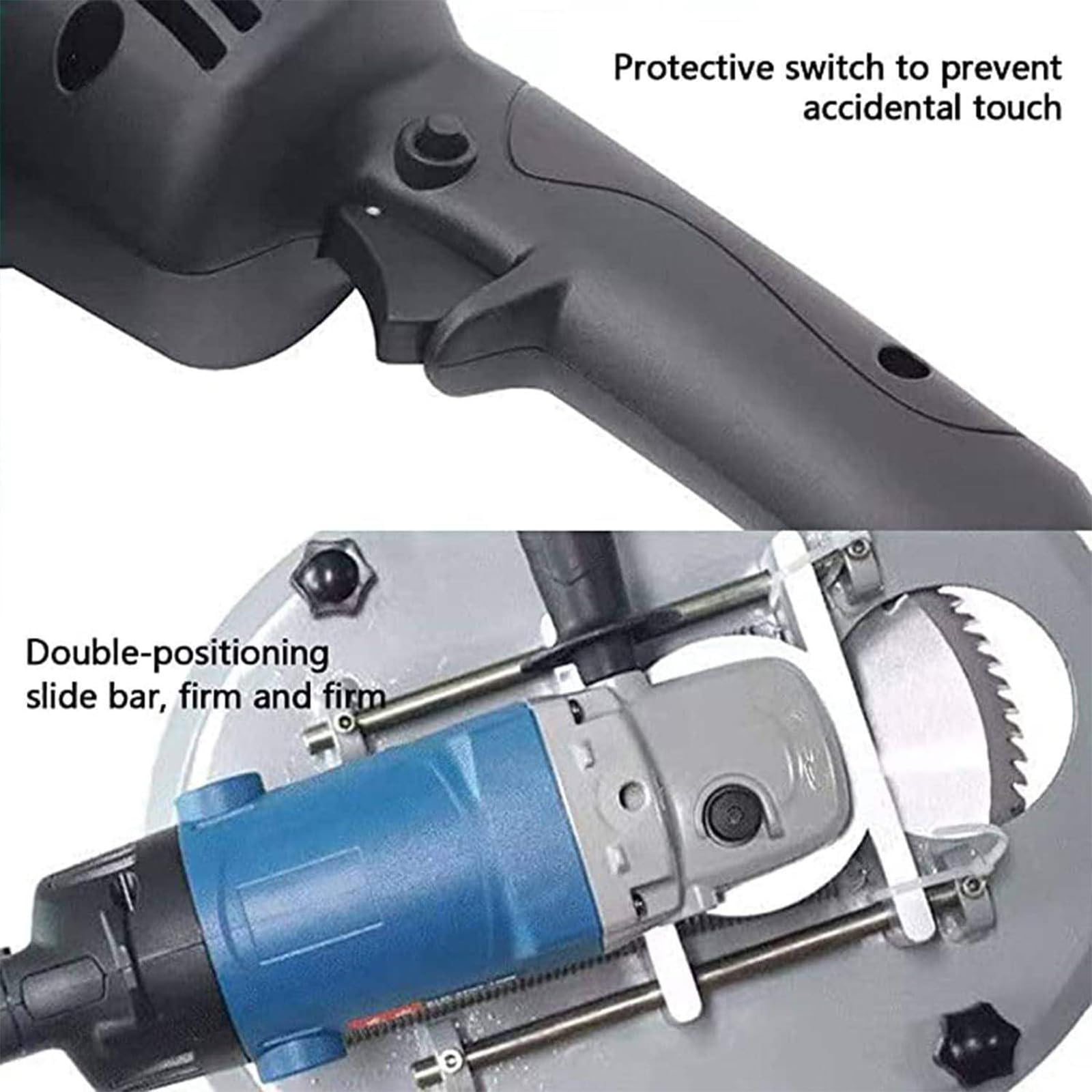 Dehorner elettrico per bovini e ovini, resistente alle alte temperature, con interruttore di sicurezza e testa di taglio da 225 mm, per bestiame e allevamento
