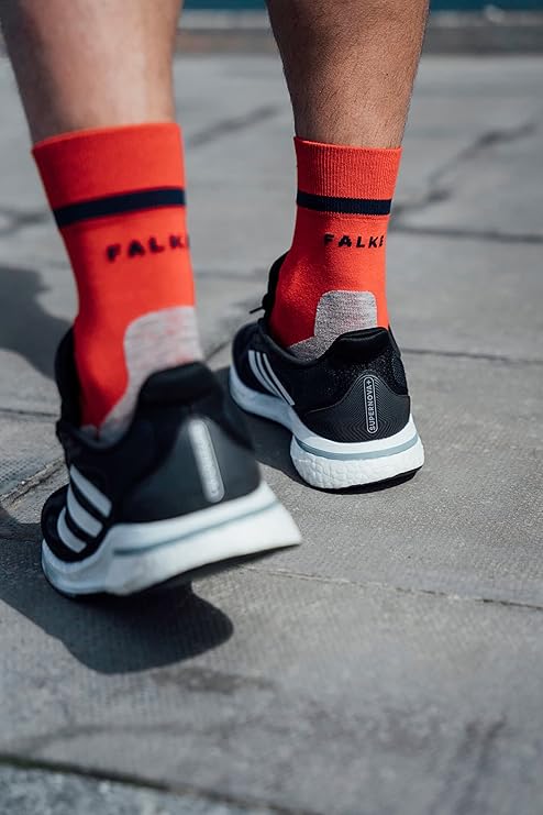 FALKE Heren Hardloopsokken RU4 Endurance M So katoen functioneel materiaal anti-blaar 1 paar, Wit White 2002, 42-43