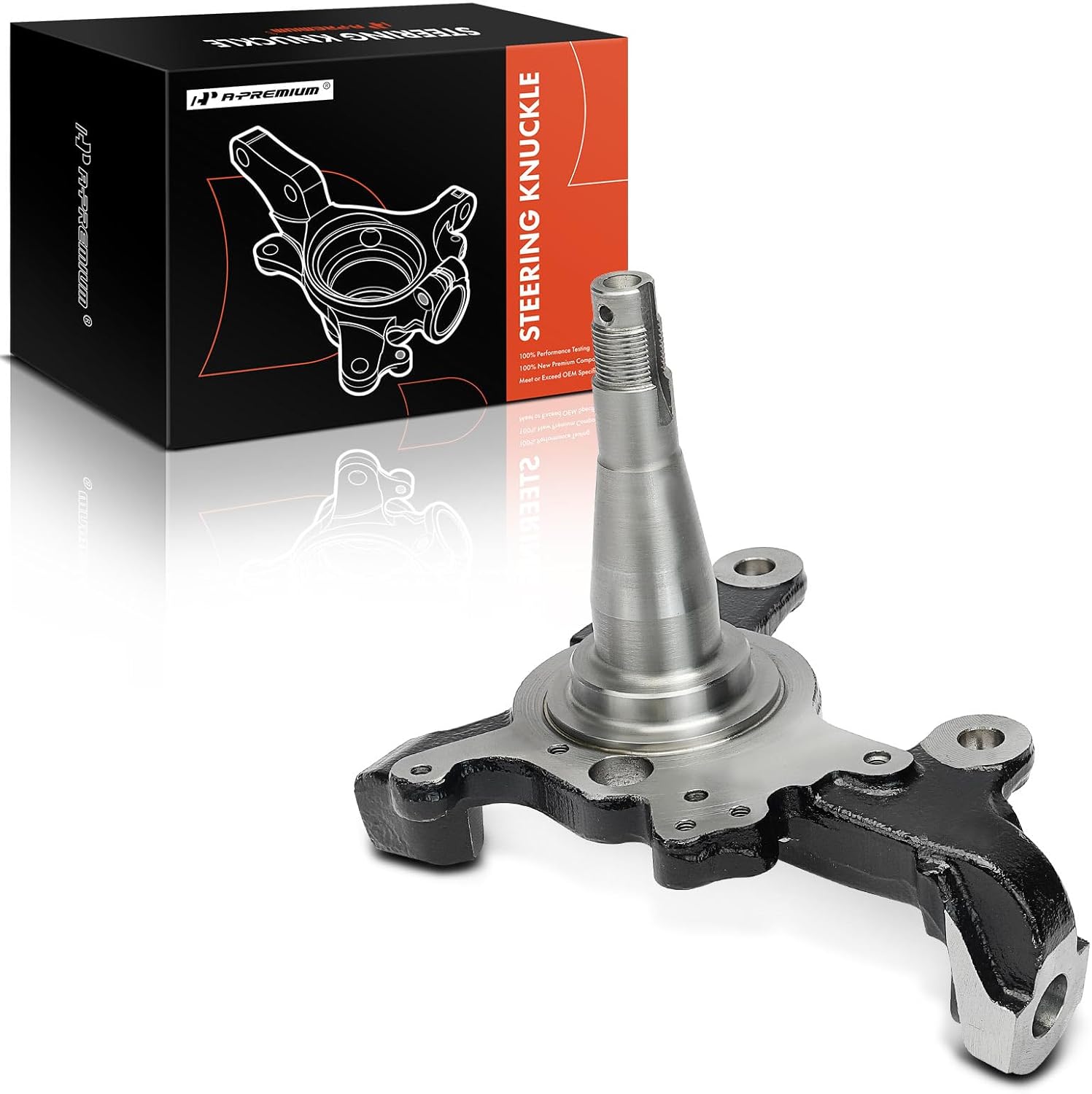 A-Premium Front Right Suspension Steering Knuckle Compatible with Toyota Tacoma 1995-2002, RWD and Non ABS, Passenger Side