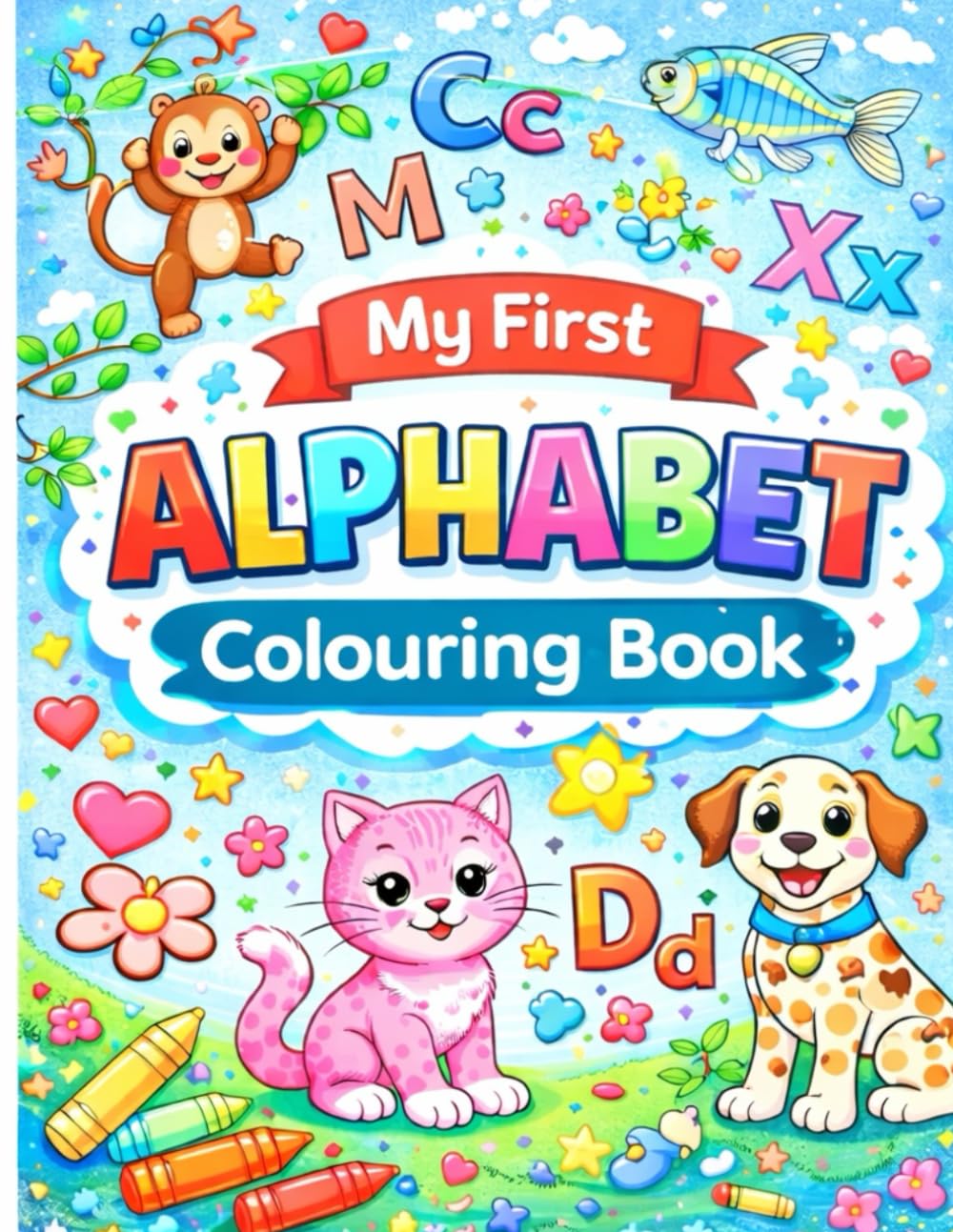 My First Alphabet: Colouring Book