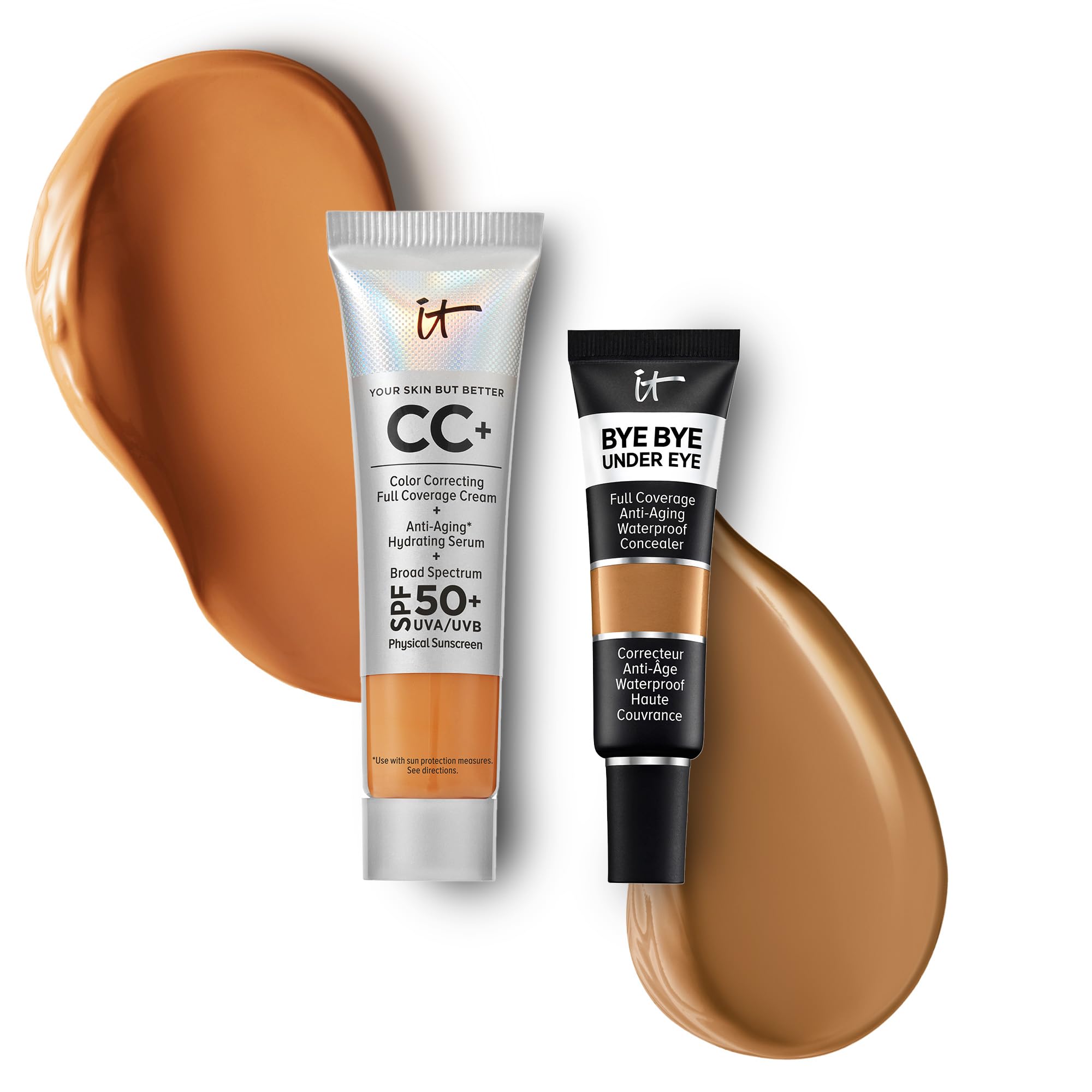 IT Cosmetics Travel CC Cream with SPF 50 Natural Finish Full Coverage Foundation Tan Rich - 0 4