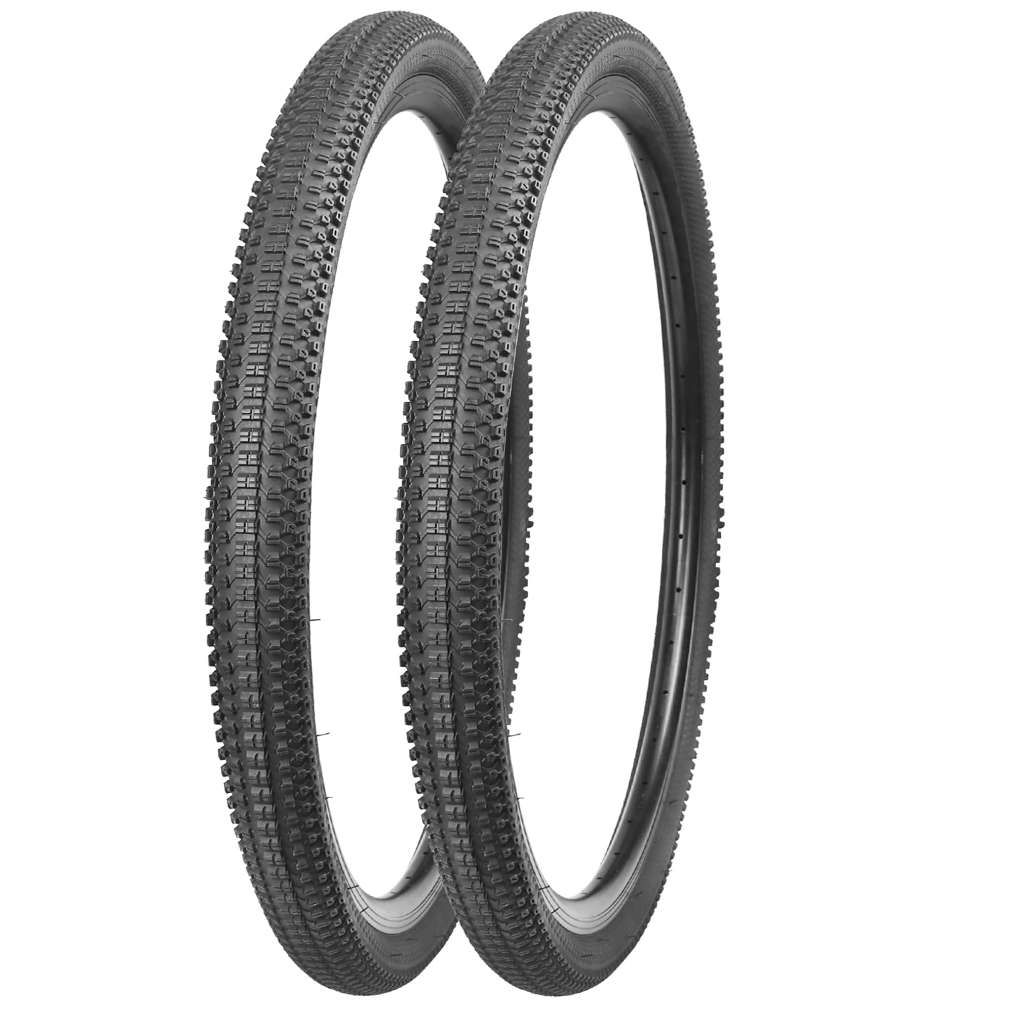 WEEROCK MTB Bike Tire Two Pack 24/26/27.5/29 Inch Tire Folding Bead Replacement Tyre 24 x1.95/26 x 1.95/27.5 x 1.95/29 x 2.1 Mountain Bicycle Tires