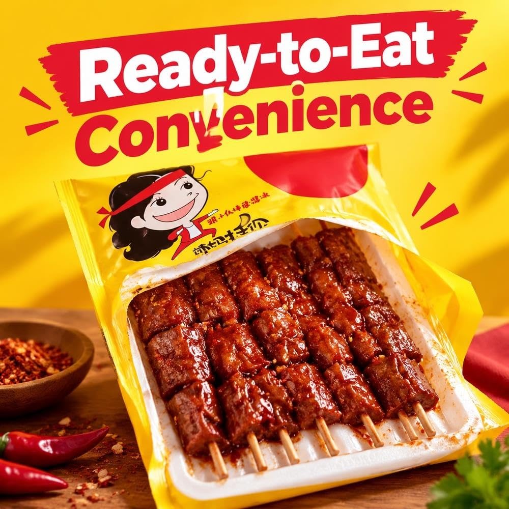Snack Brochette Épicée 90g x 5 Paquets