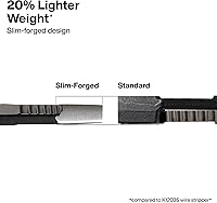 Vista 4 de Klein Tools K12075 Pelacables resistente, diseño forjado delgado, herramienta de pelado de cables de apertura automática, alicates eléctricos